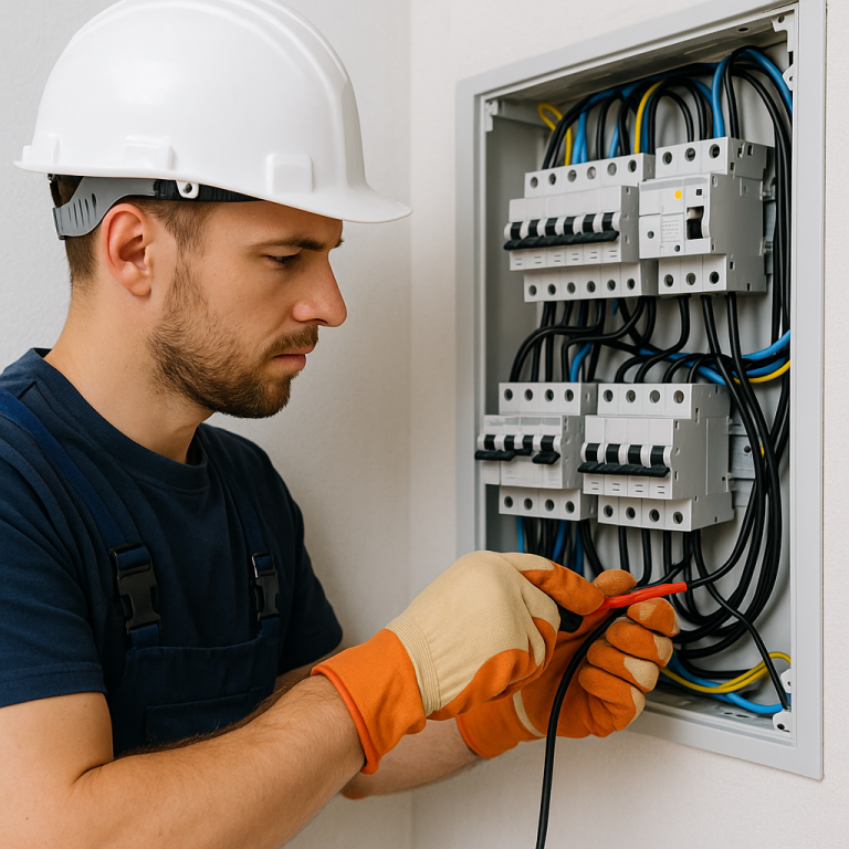 Ilustrație pentru Montaj tablou electric Timișoara – modernizare, siguranțe, protecții diferențiale